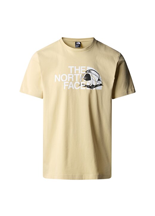The North Face Bej Erkek Bisiklet Yaka Baskılı T-Shirt NF0A89543X41_GRAPHIC HALF DOME TEE 1