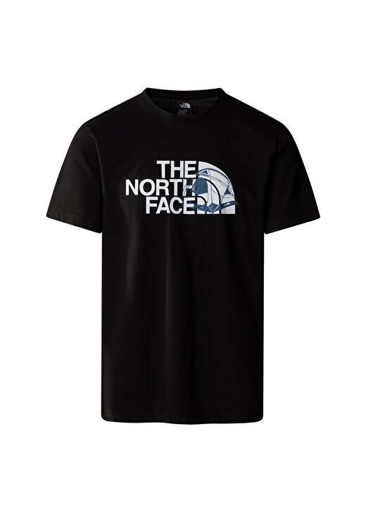 The North Face Siyah Erkek Bisiklet Yaka Baskılı T-Shirt NF0A8954JK31_GRAPHIC HALF DOME TEE 1