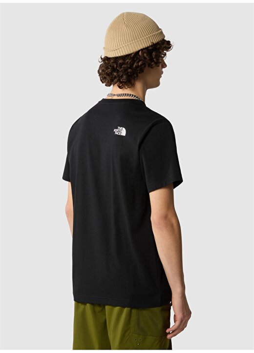 The North Face Siyah Erkek Bisiklet Yaka T-Shirt NF0A87NGJK31_M S/S SIMPLE DOME TEE 3