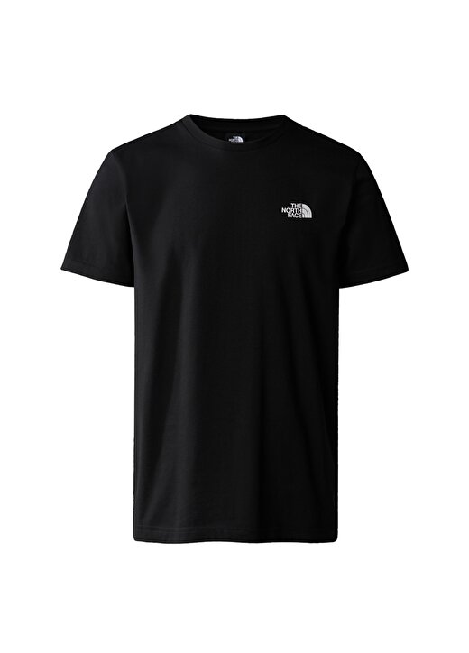 The North Face Siyah Erkek Bisiklet Yaka T-Shirt NF0A87NGJK31_M S/S SIMPLE DOME TEE 4