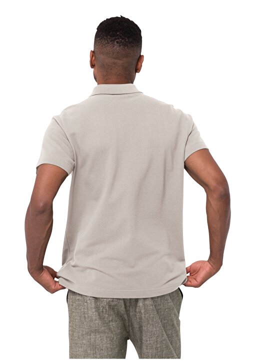 Jack Wolfskin Kırık Beyaz Erkek Normal Kalıp Polo T-Shirt 1809301TR_ESSENTIAL POLO M 2