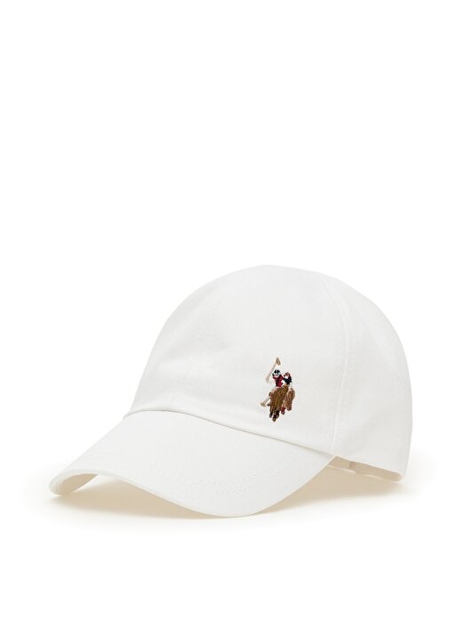 U.S. Polo Assn. Beyaz Erkek Şapka BYRAN-IY24 1