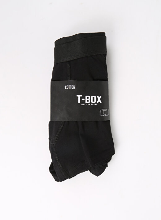 T-Box Siyah - Lacivert 5'li Erkek Boxer 2