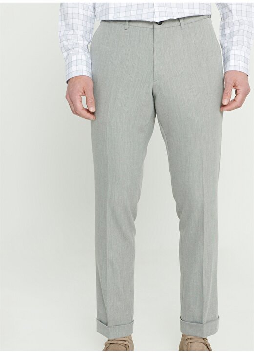 Altınyıldız Classics Normal Bel Normal Paça Slim Fit Haki Erkek Pantolon 4A0124200024 1