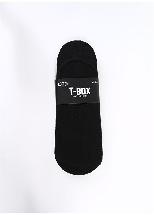 T-Box Siyah - Gri - Beyaz Erkek Babet Çorabı 5Lİ BABET ERK 3