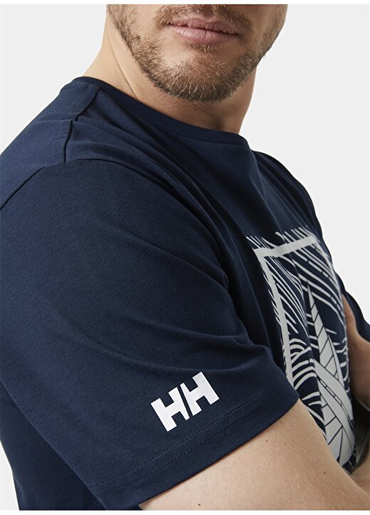 Helly Hansen Lacivert Erkek Bisiklet Yaka T-Shirt HHA.34222_SHORELINE 2.0 3
