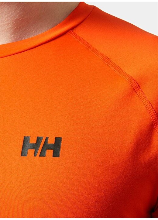 Helly Hansen Turuncu Erkek Bisiklet Yaka T-Shirt HHA.34418_HP OCEAN 2.0 2