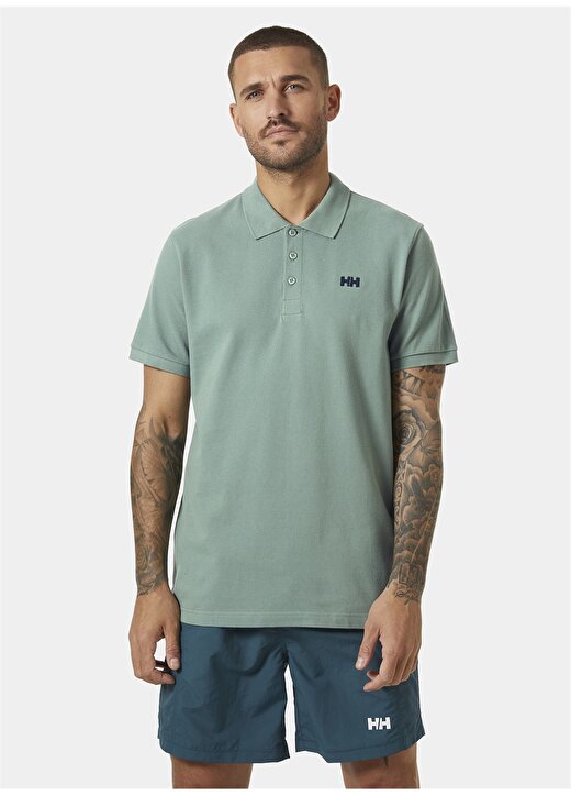 Helly Hansen Açık Yeşil Erkek Polo T-Shirt HHA.33980_TRANSAT POLO 1