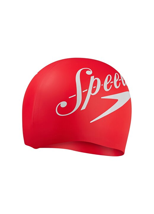 Speedo Kırmızı - Beyaz Unisex Bone 8-0838514614-SPEEDO SLOGAN PRT CAP 3