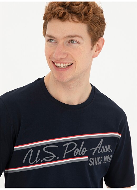 U.S. Polo Assn. Lacivert Erkek Pijama Takımı Tshirt Sort Takim 2