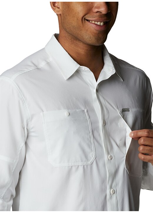 Columbia Beyaz Erkek Normal Kalıp Gömlek 2012931100_AM1683 SILVER RIDGE SLVE 2