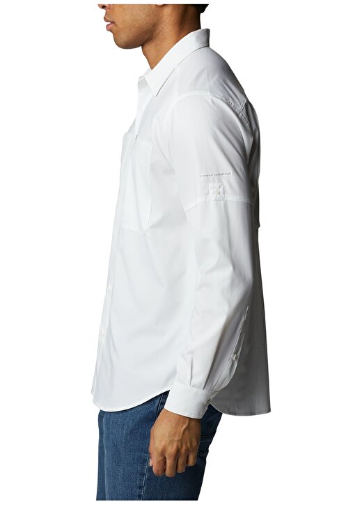 Columbia Beyaz Erkek Normal Kalıp Gömlek 2012931100_AM1683 SILVER RIDGE SLVE 4