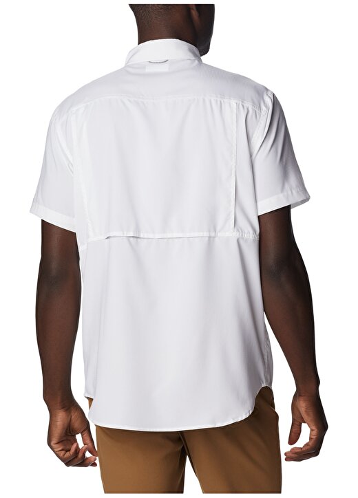 Columbia Beyaz Erkek Standart Fit Gömlek 2030721100_AM1517 SILVER RIDGE SLVE 4