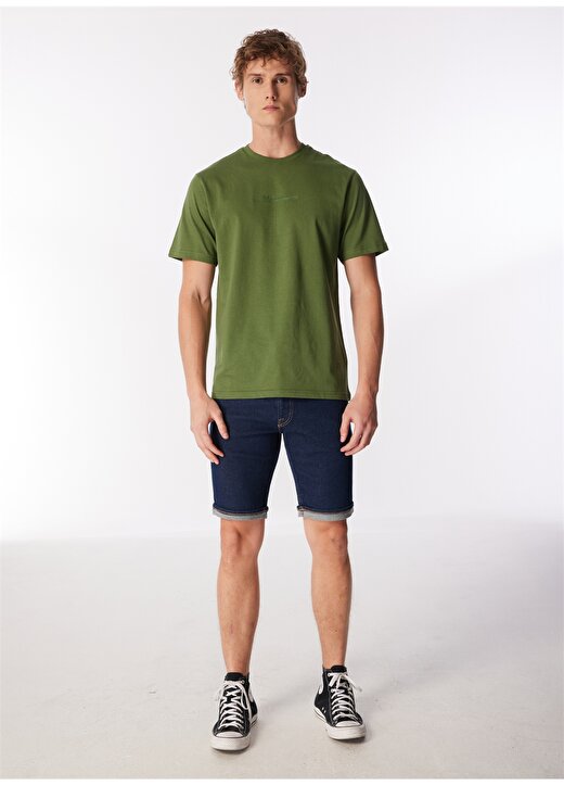 Columbia Yeşil Erkek O Yaka Normal Kalıp T-Shirt 9120180352_CS0121 CSC BAR SPLIT 2