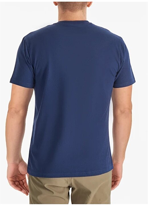 Columbia Mavi Erkek O Yaka Normal Kalıp Baskılı T-Shirt 9110151480_CS0282 CSC SM BRUSHED 2