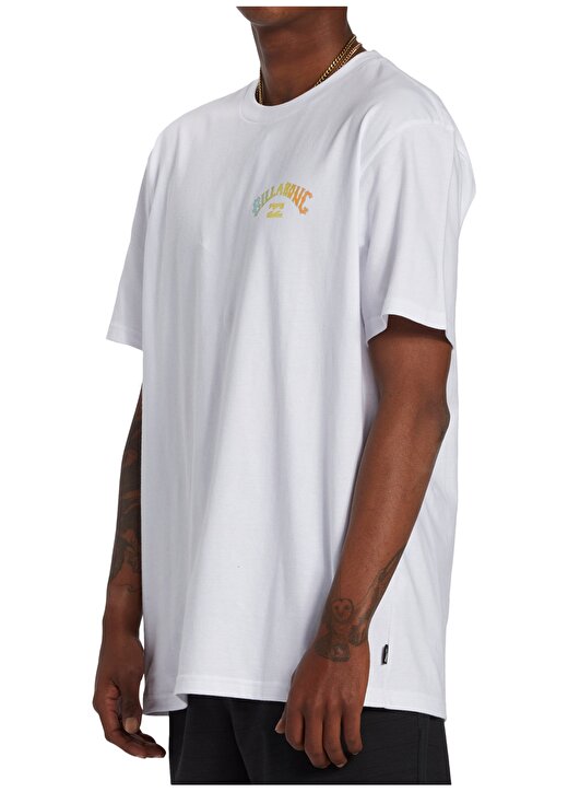 Billabong Beyaz Erkek Bisiklet Yaka Regular Fit Desenli T-Shirt ABYZT02256_ARCH FILL TEES 3