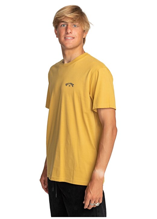 Billabong Sarı Erkek Bisiklet Yaka Regular Fit T-Shirt C1SS65BIP2_ARCH WAVE TEES 2