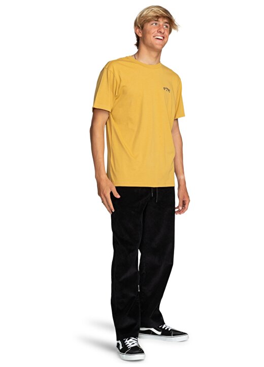 Billabong Sarı Erkek Bisiklet Yaka Regular Fit T-Shirt C1SS65BIP2_ARCH WAVE TEES 3