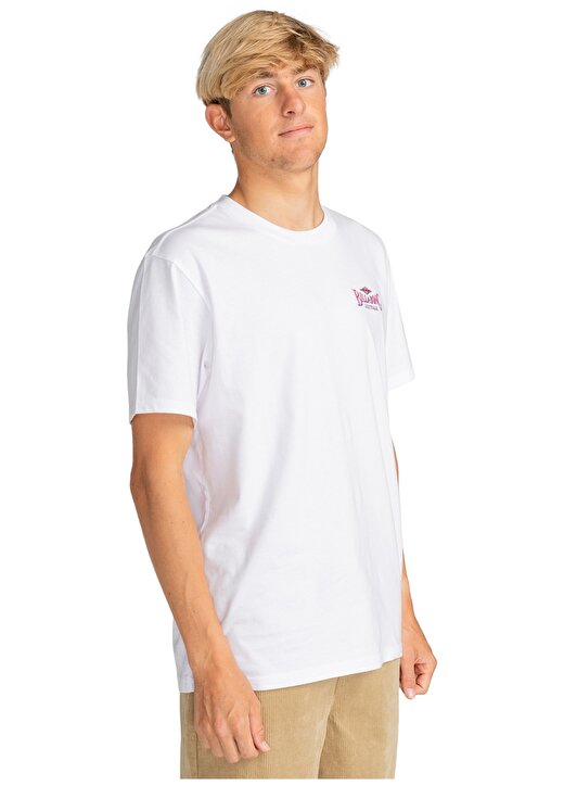 Billabong Beyaz Erkek Bisiklet Yaka Regular Fit Desenli T-Shirt EBYZT00170_DREAMY PLACE TEES 2