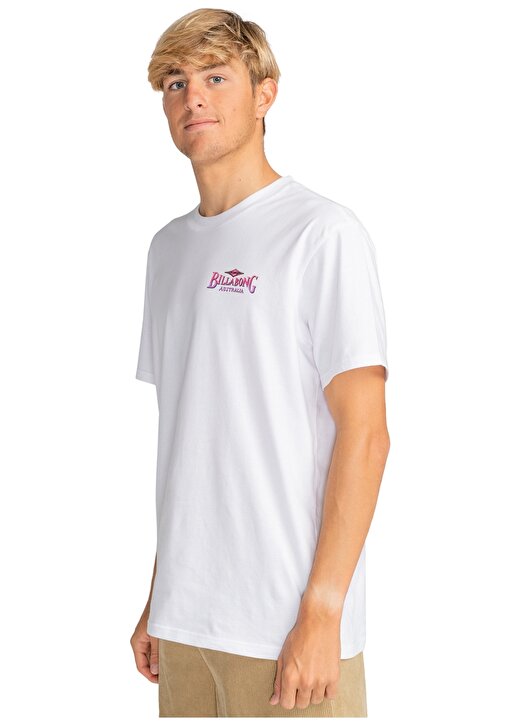 Billabong Beyaz Erkek Bisiklet Yaka Regular Fit Desenli T-Shirt EBYZT00170_DREAMY PLACE TEES 3