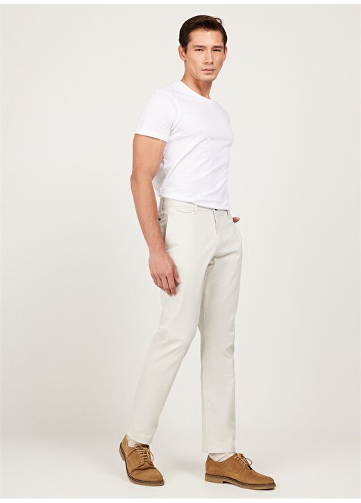 Altınyıldız Classics Normal Bel Boru Paça Comfort Fit Taş Erkek Pantolon 4A0123200072 3