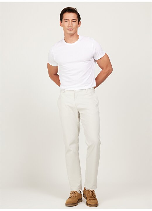 Altınyıldız Classics Normal Bel Boru Paça Comfort Fit Taş Erkek Pantolon 4A0123200072 4