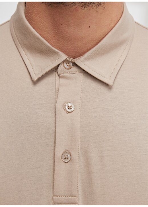 Altınyıldız Classics Bej Erkek Polo T-Shirt 4A4823200075 4