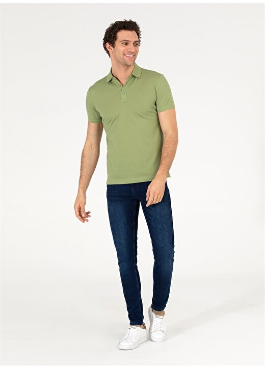 Cacharel Düz Açık Yeşil Erkek Polo T-Shirt CT 3