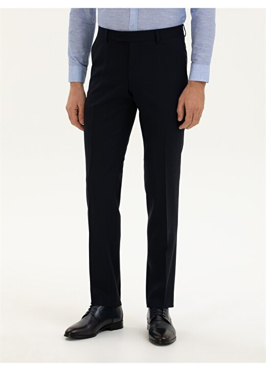 Cacharel Normal Bel Normal Paça Slim Fit Lacivert Erkek Pantolon SARE-LYC/P 2