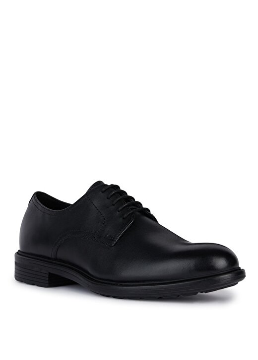 Geox Siyah Erkek Deri Klasik Ayakkabı U WALK PLEASURE B 2
