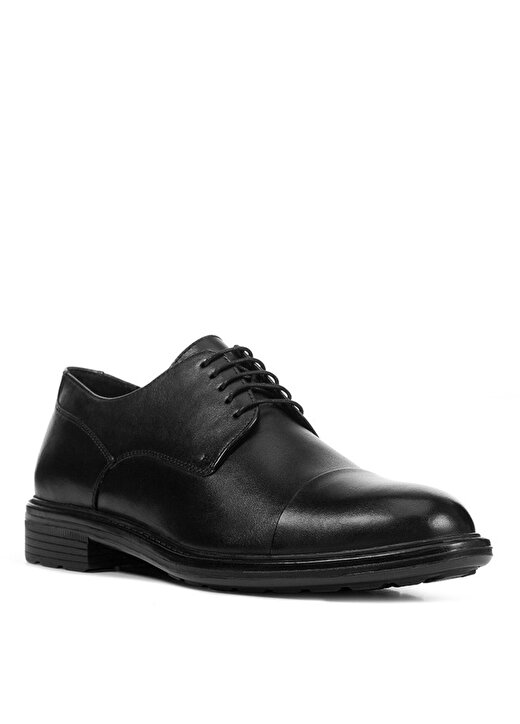 Geox Siyah Erkek Deri Klasik Ayakkabı U WALK PLEASURE A 2