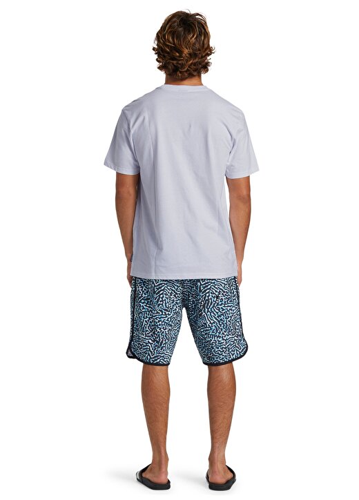 Quiksilver Beyaz Erkek O Yaka Standart Fit T-Shirt AQYZT09542_SURF MOE 2
