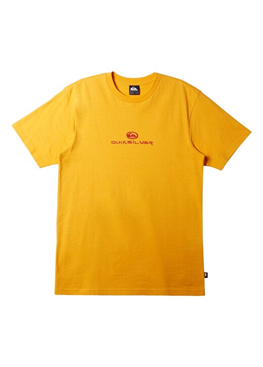 Quiksilver Sarı Erkek O Yaka Normal Kalıp Baskılı T-Shirt AQYZT09544_DRAGON FIST MOE 3