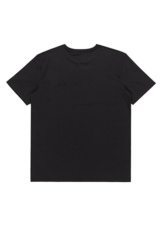 Quiksilver Siyah Erkek O Yaka Standart Fit Baskılı T-Shirt EQYZT07657_MW MINI LOGO SS 4