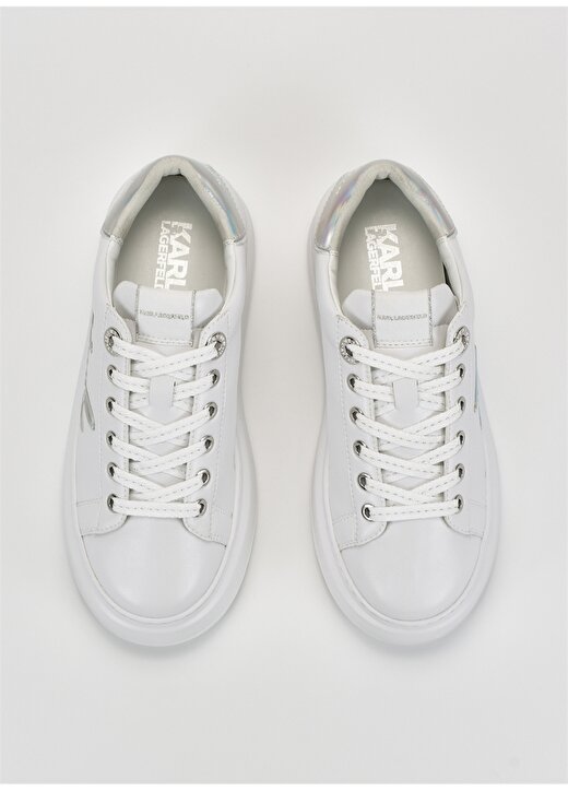 KARL LAGERFELD Beyaz Kadın Deri Sneaker KL63510A 01S 3