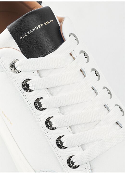 Alexander Smith Siyah - Beyaz Erkek Deri Sneaker BOND 3
