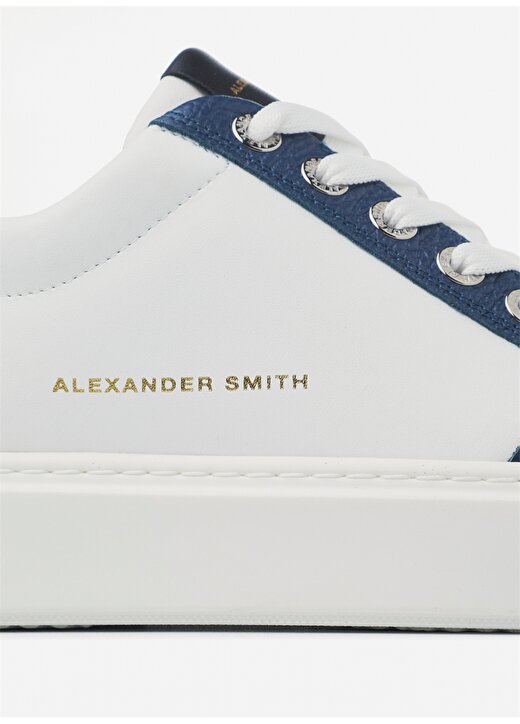 Alexander Smith Lacivert - Beyaz Erkek Deri Sneaker BOND 4