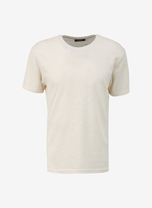 People By Fabrika Somon Erkek Bisiklet Yaka Basic Desenli T-Shirt SPBF4SM-TST5009 1