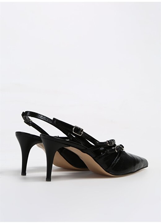 Fabrika Siyah Kadın Topuklu Ayakkabı ELLEN 3