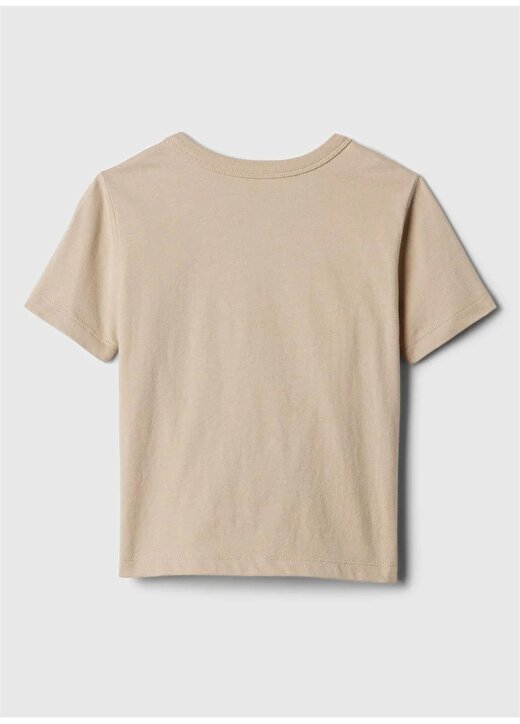 Gap Baskılı Bej Erkek T-Shirt 886967-A 2