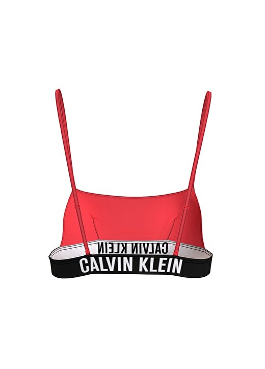 Calvin Klein Kırmızı Kadın Bikini Üst BRALETTE-RP KW0KW02507XN8 4