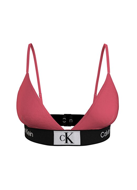 Calvin Klein Pembe Kadın Bikini Üst FIXED TRIANGLE-RP KW0KW02451TBK 1