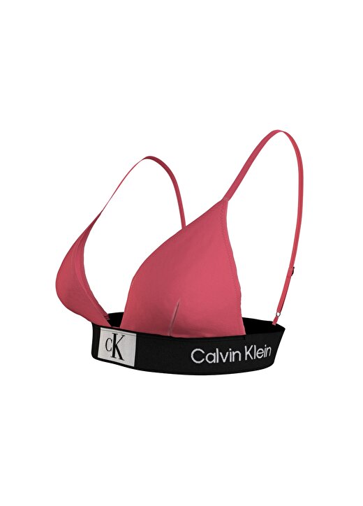 Calvin Klein Pembe Kadın Bikini Üst FIXED TRIANGLE-RP KW0KW02451TBK 2