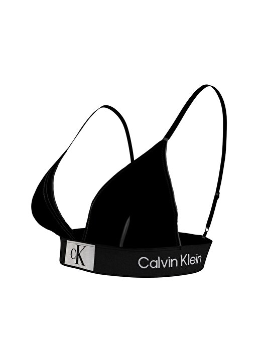 Calvin Klein Siyah Kadın Bikini Üst FIXED TRIANGLE-RP KW0KW02451BEH 2