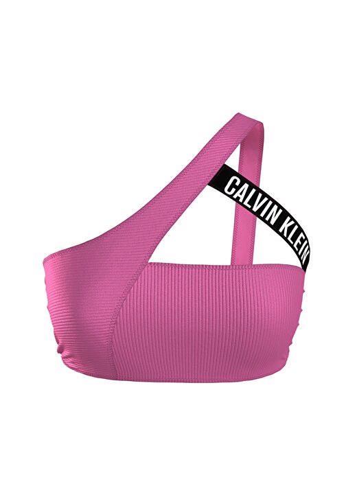 Calvin Klein Pembe Kadın Bikini Üst ONE SHOULDER BRALETTE-RP KW0KW02388 1