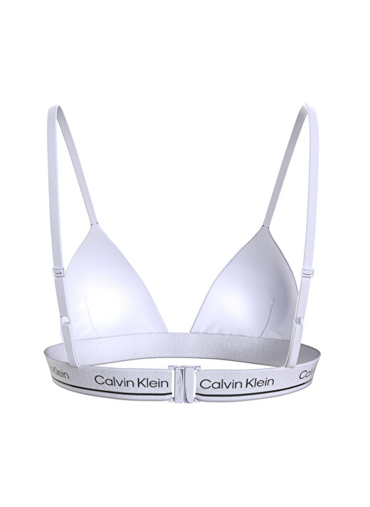 Calvin Klein Beyaz Kadın Bikini Üst TRIANGLE-RP KW0KW02424YCD 4