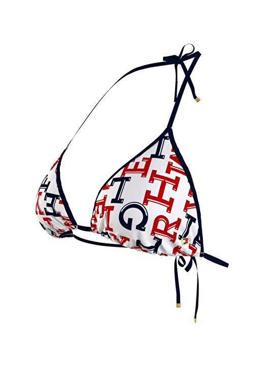 Tommy Hilfiger Lacivert - Beyaz - Kırmızı Kadın Bikini Üst TRIANGLE RP PRINT, 0K4 UW0UW053140K 2
