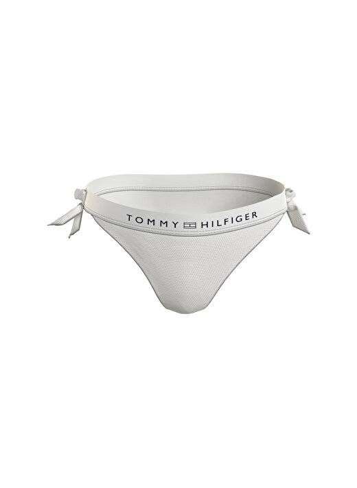 Tommy Hilfiger Beyaz Kadın Bikini Alt SIDE TIE BIKINI, YBI UW0UW05260YBI 1