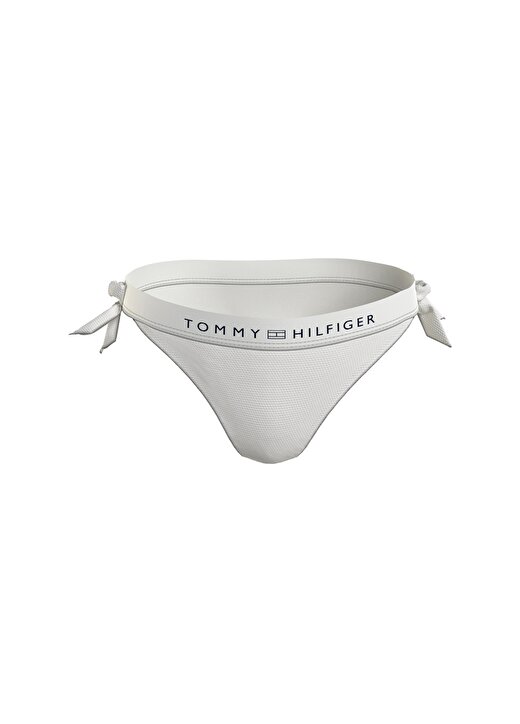 Tommy Hilfiger Beyaz Kadın Bikini Alt SIDE TIE BIKINI, YBI UW0UW05260YBI 1