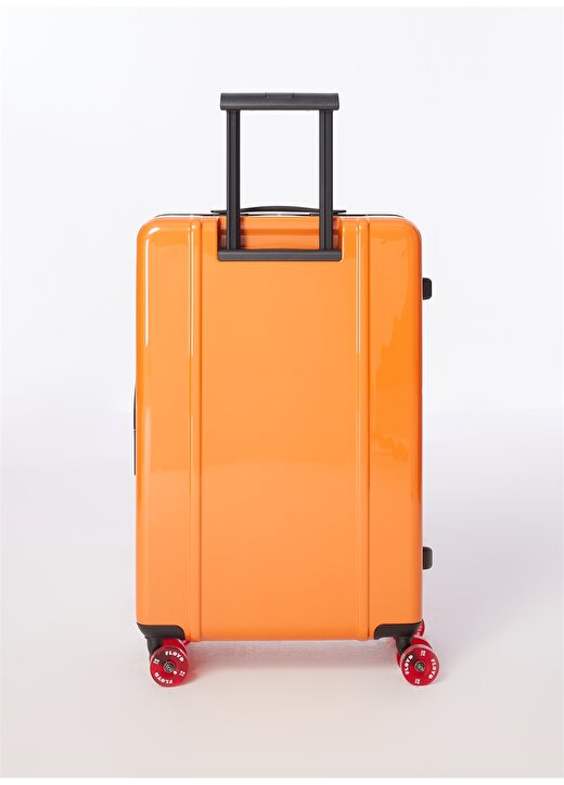 Floyd Turuncu Unisex 45X70x25 Cm Çekçekli Sert Valiz Check In - Hot Orange 3
